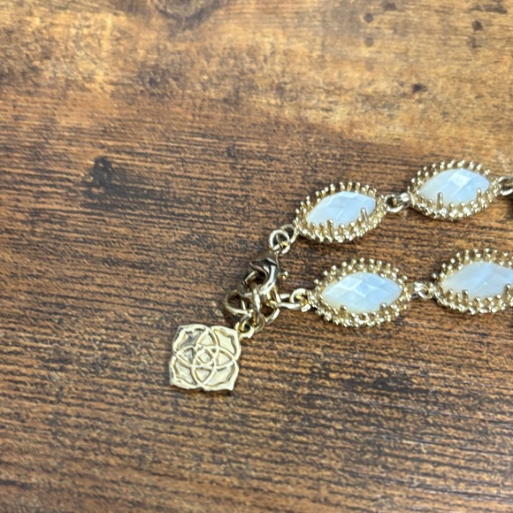 Kendra Scott Gold Mother of Pearl Bracelet - Picture 3 of 5